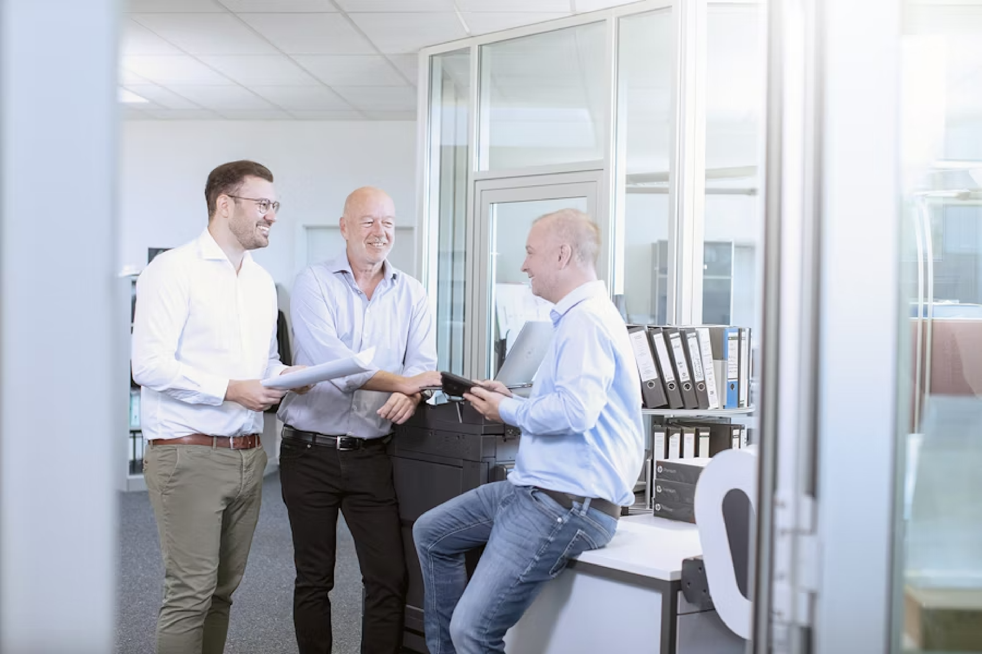 Eine lockere Unterhaltung