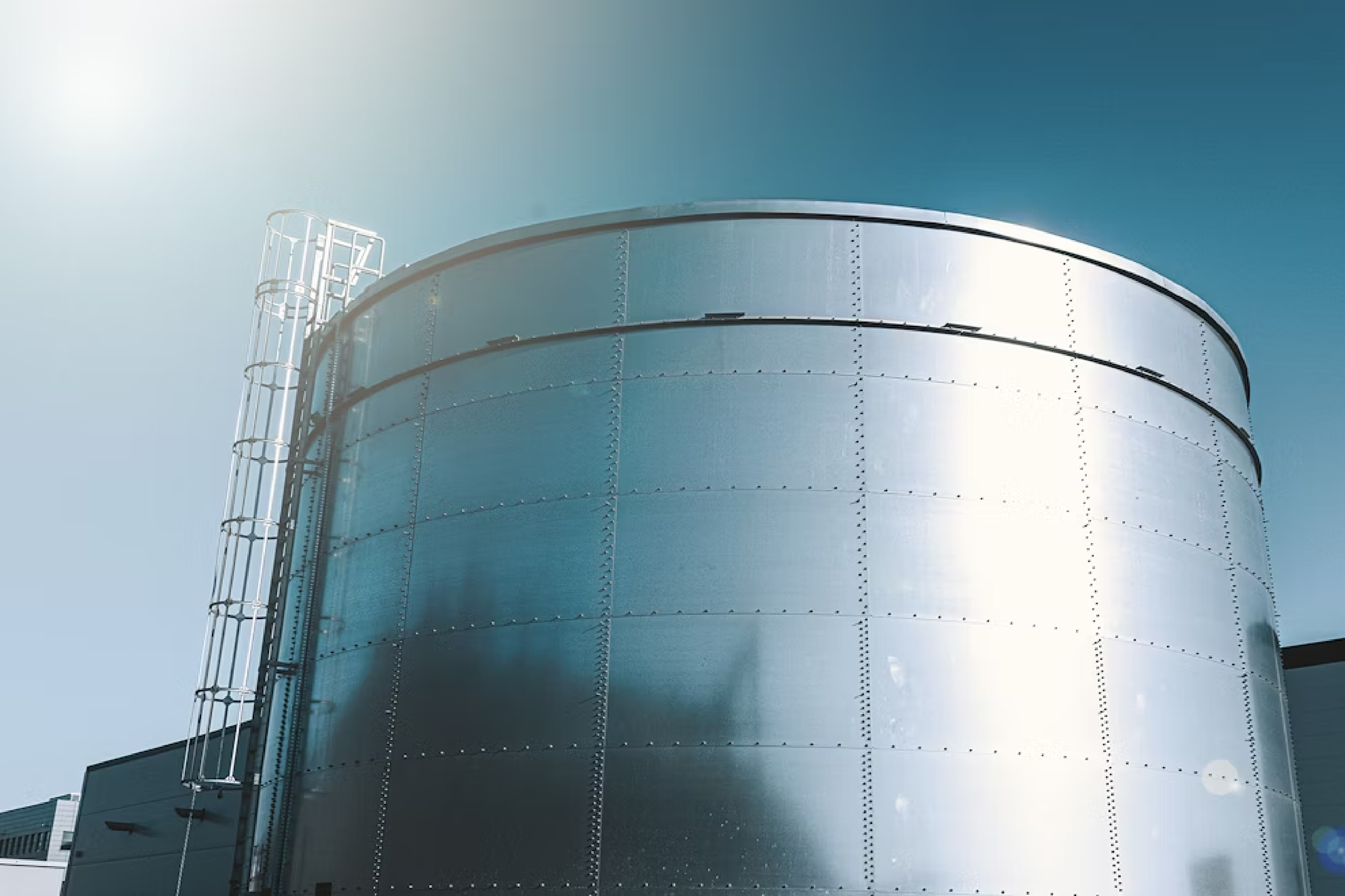 Aufnhame eines Tankes