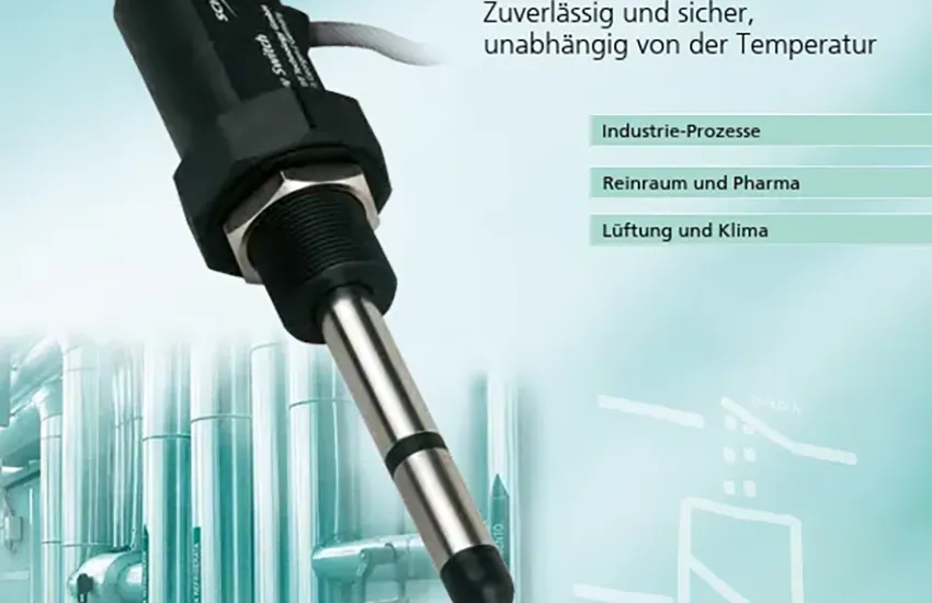 Silber Schwarzer Strömungssensor für Drucklufttechnik